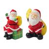 Christmas Figurine Figure Decors Resin Santa Clauses Statue Christmas Decorative Figurine Table Centerpieces for Holiday