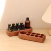 3/9 Grids Wood Essential Oil Storage Rack For Beauty Salon Essential Oil Storage Boxes Essential Oil Placement And Display