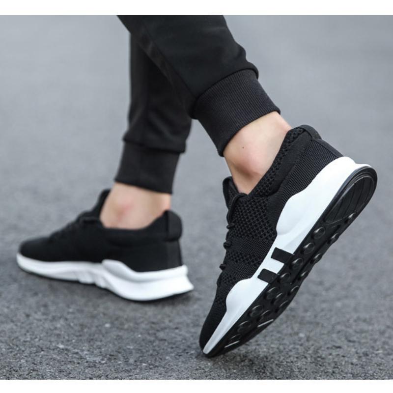 Pantofi casual noi pentru bărbați Pantofi sport de mers pe jos respirabili pentru exterior Bărbați Antiderapanți Pantofi de alergare Versatili la modă Bărbați Sneaker Homme