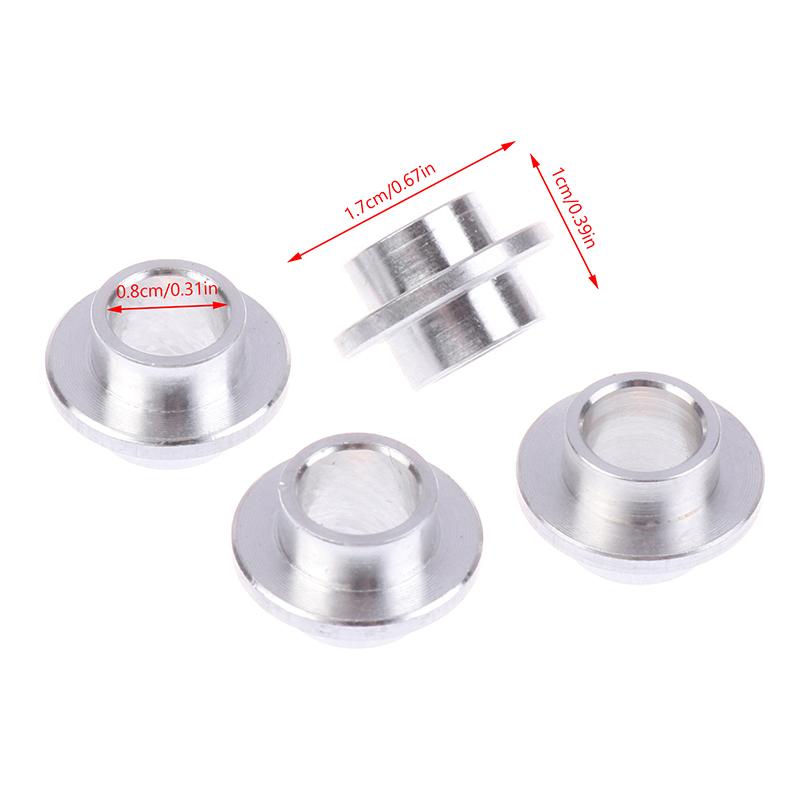10Pcs 10.3Mm Aluminium Skateboard Scooter Bearing Spacers Skate Wheel Replacement Bearing Bushing For Roller Skates Parts