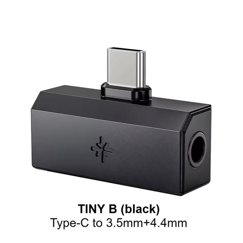 FiiO SNOWSKY Tiny A / Tiny B HiFi Portable Headphone Amplifier Audio Adapter PCM 384kHz DSD256 3.5mm / 4.4mm Type C
