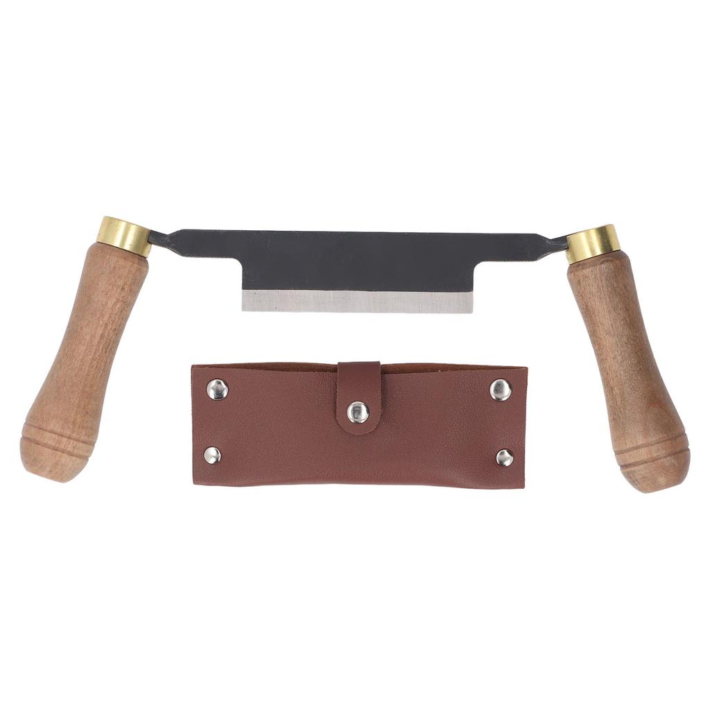 Draw Shave Tool 4 Zoll gerade ergonomische Dual Holzgriff Holzbearbeitung Entrindung Handwerkzeug