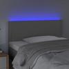 VidaXL LED Headboard Bedroom Furniture Single Bed Accessory Headboard Interior Grey 3121560