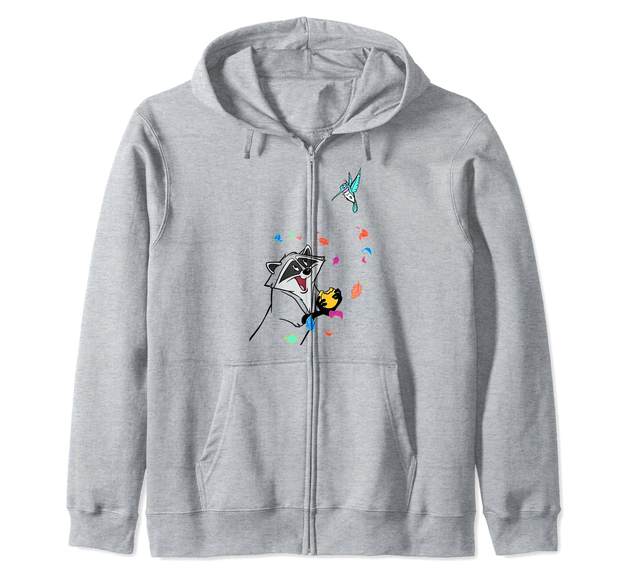 

Disney Pocahontas Meeko and Flit Portrait Zip-Up Hoodie