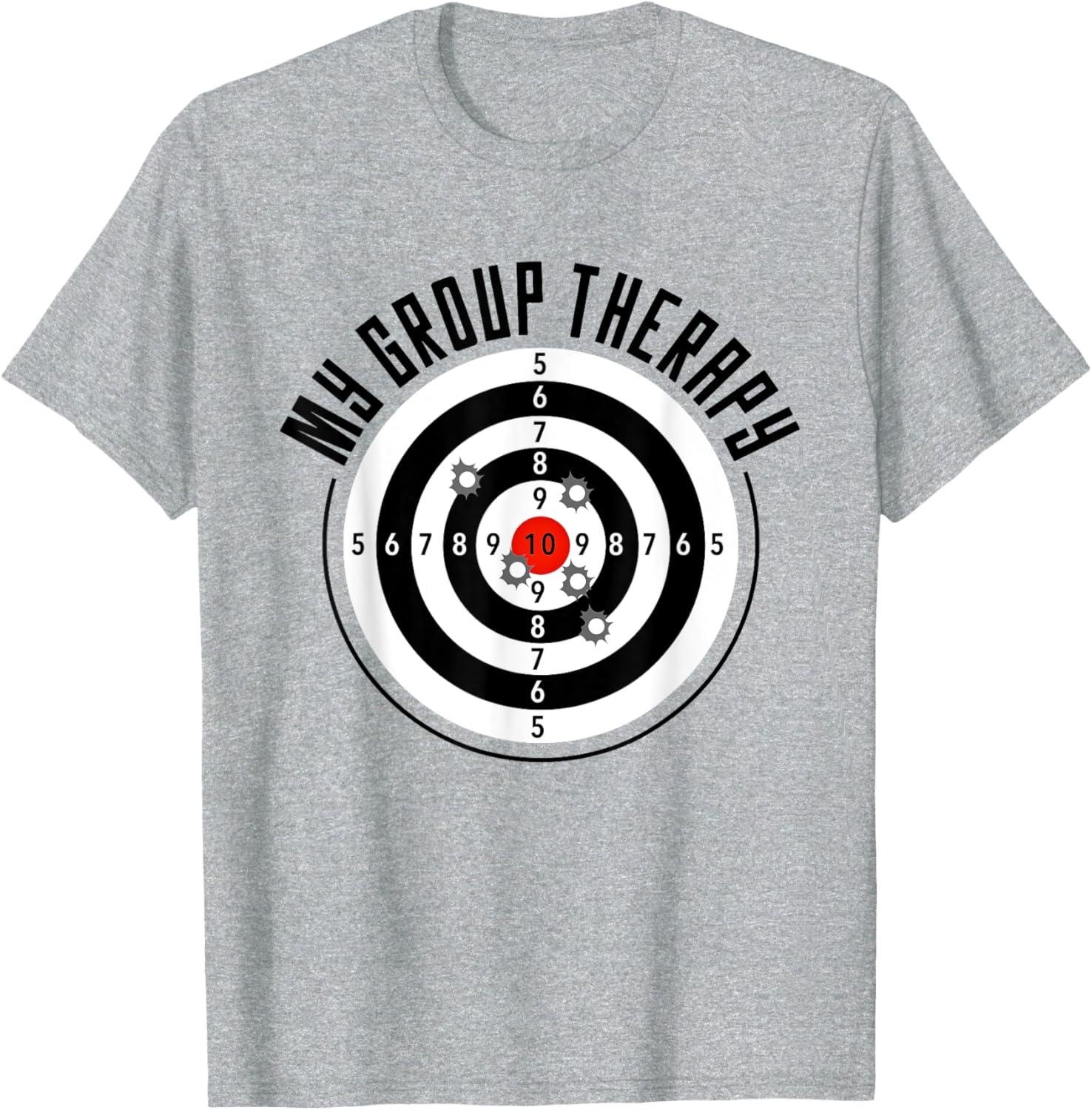 My Group Therapy Funny Gun Shooting Range Gift TShirt 100 Cotton ONeck Short Sleeve Summer Casual Mens Tshirt Streetwear S