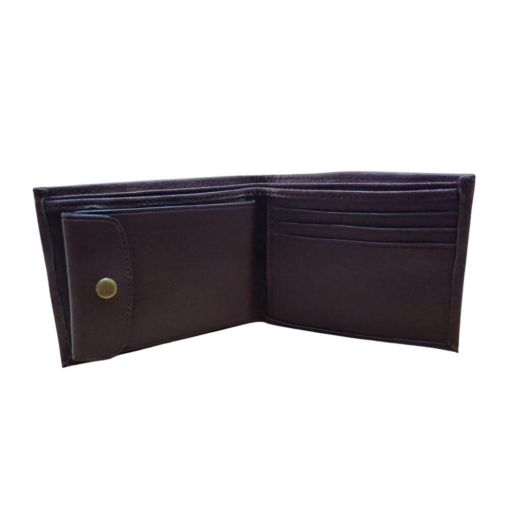 @ Leather Wallet Pocket Card Holder Brown Color For Men 84Gm Zr-8005-60%Off