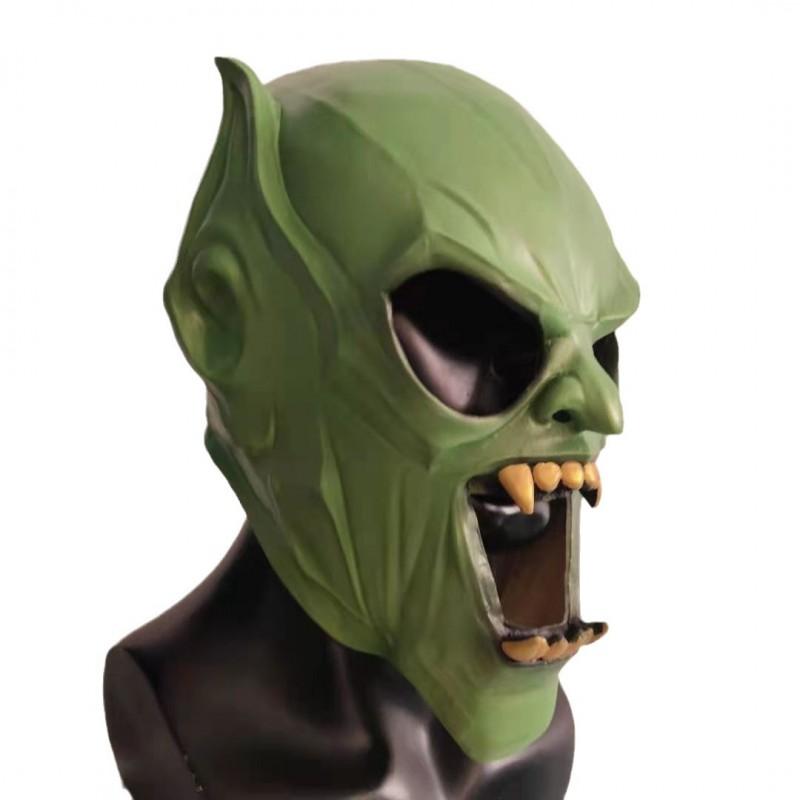 Green Goblin Mask Spider-Man Far From Home Villain Latex Marvel Halloween Cosplay Costume