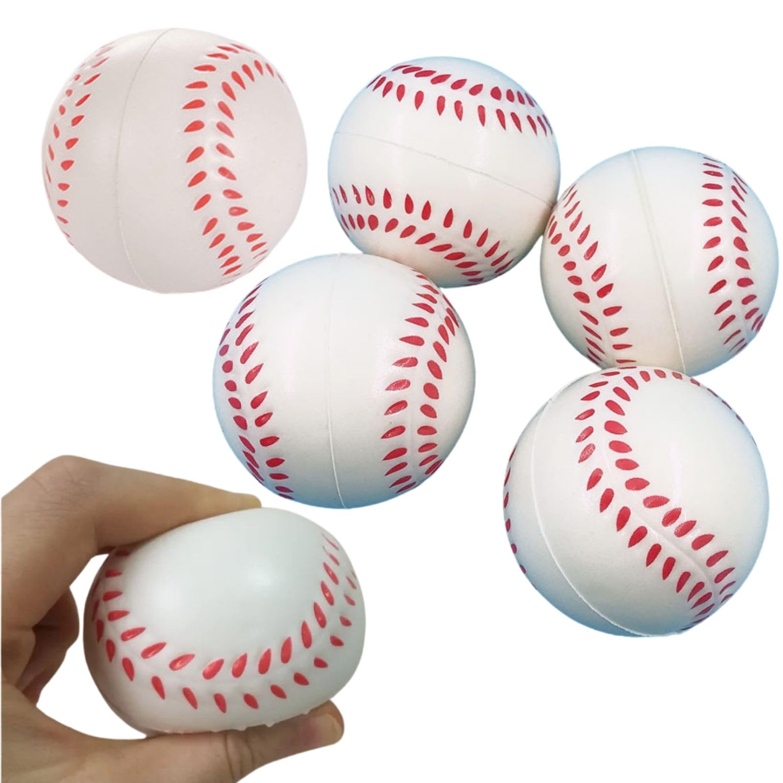 

geneX Soft Baseball Ball for Soft Catch Set of 5 Kids, Ball, Practice, Ball, Soft,
