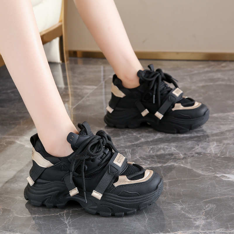 Spring Tied Woman Luxury Shoes Casual Sneakers Black Tennis Woman Sport Shoess High Quality Design Krasovki Funky Novelty