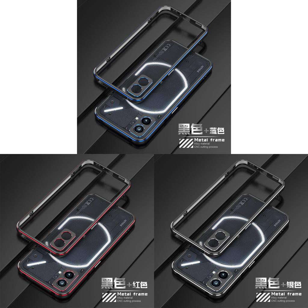 For Nothing Phone2 Metal Frame Protective Case With Shockproof And Heat Dissipation For Stylish Phone Accessories