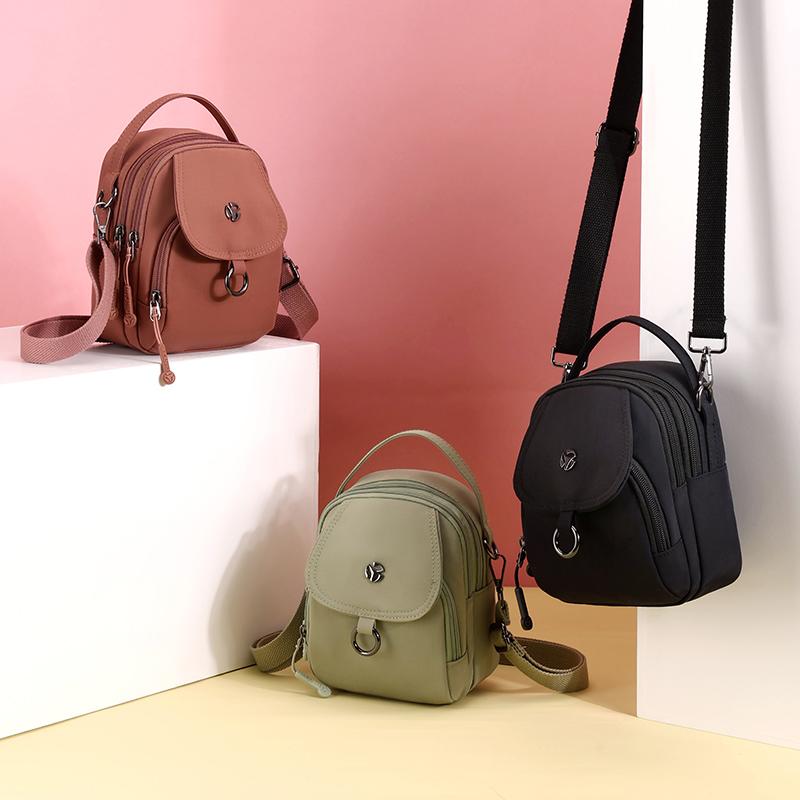 Mobile Phone Bag Mother Shoulder Bag Women's Small Handbag Solid Color Crossbody Bag