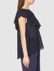 Refle Ruffle Tops SHFB232028 NVY [Sneider Home] Women's