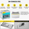 Knob Ultrasonic Cleaner 3L 40kHz Ultrasonic Cleaning Machine Knob Control Sonic Cleaner 304 Stainless Steel Ultrasonic Cleaner Machine with Heater &