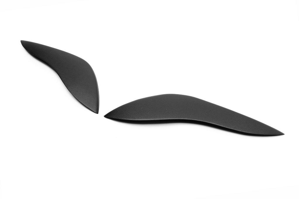 Реснички Porshe-style Черный мат для Nissan Primastar 2002-2014 гг