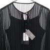 Unused ESTNATION Made In Japan Striped Pattern Long Sleeve Long Dress Women Used