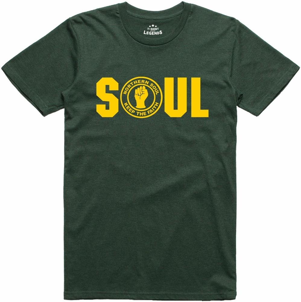 Northern Soul Soul Logo Music Unisexs Regular Fit Cotton TShirt