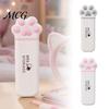 Small Medicine Container Portable Pill Box, Cute Cat Paw Design, with Sealed Buckle Lid, Moisture-Proof Travel Organizer 3 Compartment Organizer,