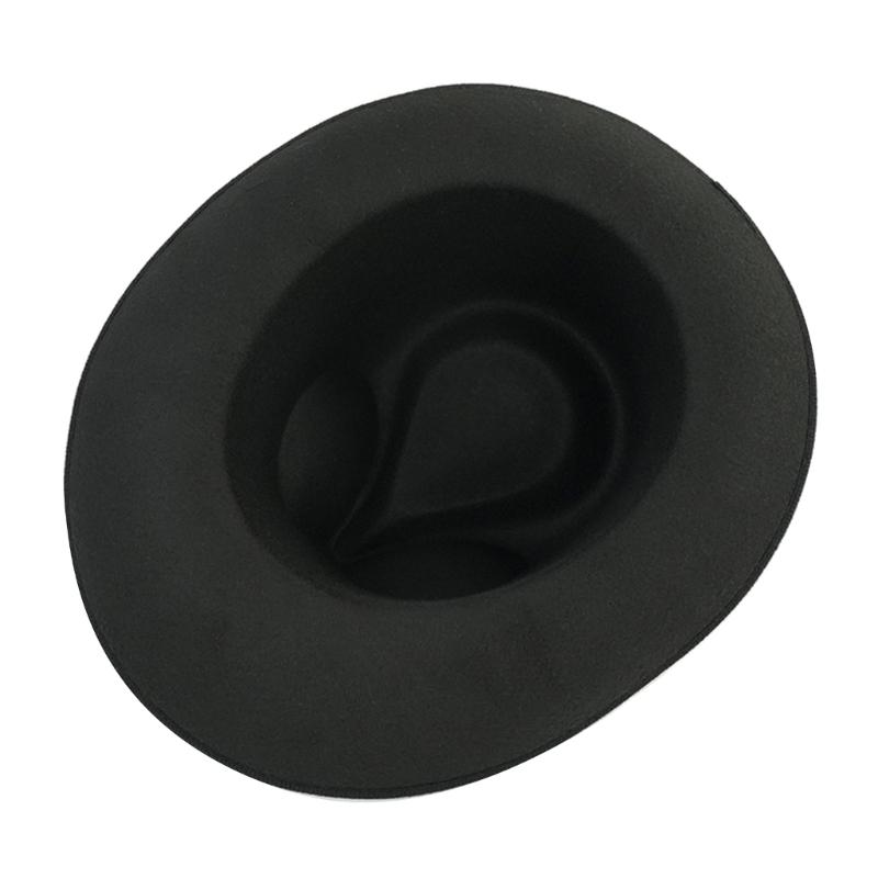Costume Hat Fedoras Hat Musical Festival Hat Adult Winter Autumn Party Hat Unisex Headwear Stage Show Bowlers Hat