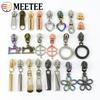 Meetee 5/10/20Pcs 5# Zipper Puller for Nylon Zippers Plastic Coil Zips Slider Heads Repair Kits DIY Garment Sewing Accessories
