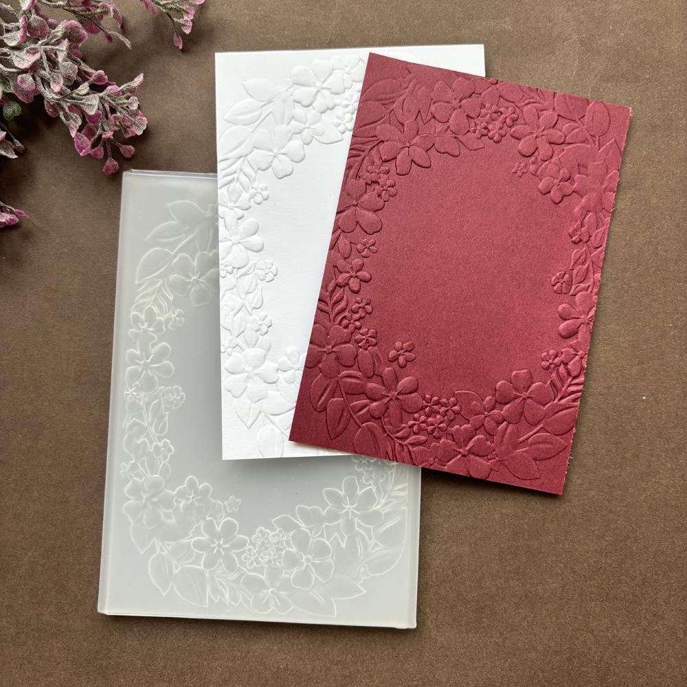 3D Embossed Butterfly Texture Board for DIY Crafts and Journals