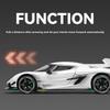 Koenigsegg Car Alloy Model Toy 124 With Sound Light For Kids Collection Play