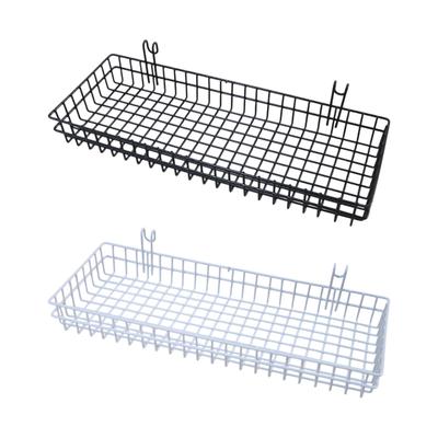 Wire Hanging Storage Basket Shelf Multipurpose Supplies Storage Rack for Closet