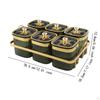 Dried Fruit Plate Appetizer Serving Tray Nordic Divided Dishes Candy Nuts Dish with Lid for