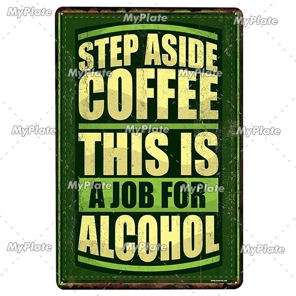 [Min tallrik] Kall Öl Metallskylt Vintage Plakett Plåtskylt Plåt Väggdekor För Barskylt Mansgrotta Dekoration Konst Målning