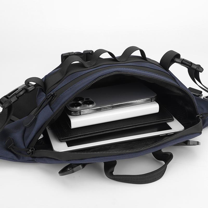 Unisex Cycling Chest Bag Large Capacity Outdoor Sports Multifunctional Waterproof Crossbody Bag
