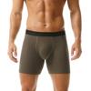 Men's Large Size Breathable and Comfortable Cotton Boxer Antibacterial Mid-Rise Solid Color Panties