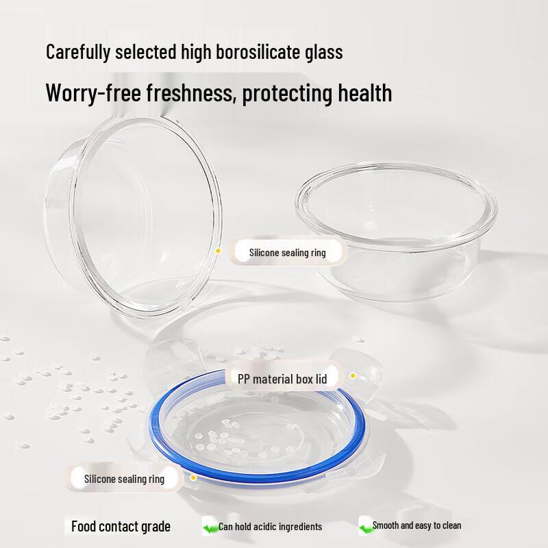 COOKER KING High Borosilicate Glass Food Storage Container Set