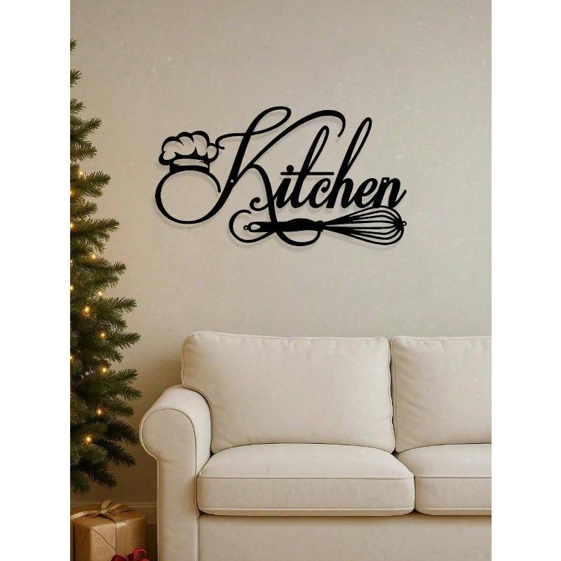 Vintage Farmhouse Metal Wall Art Rustic Kitchen Sign Country Living Room Decor Housewarming Gift