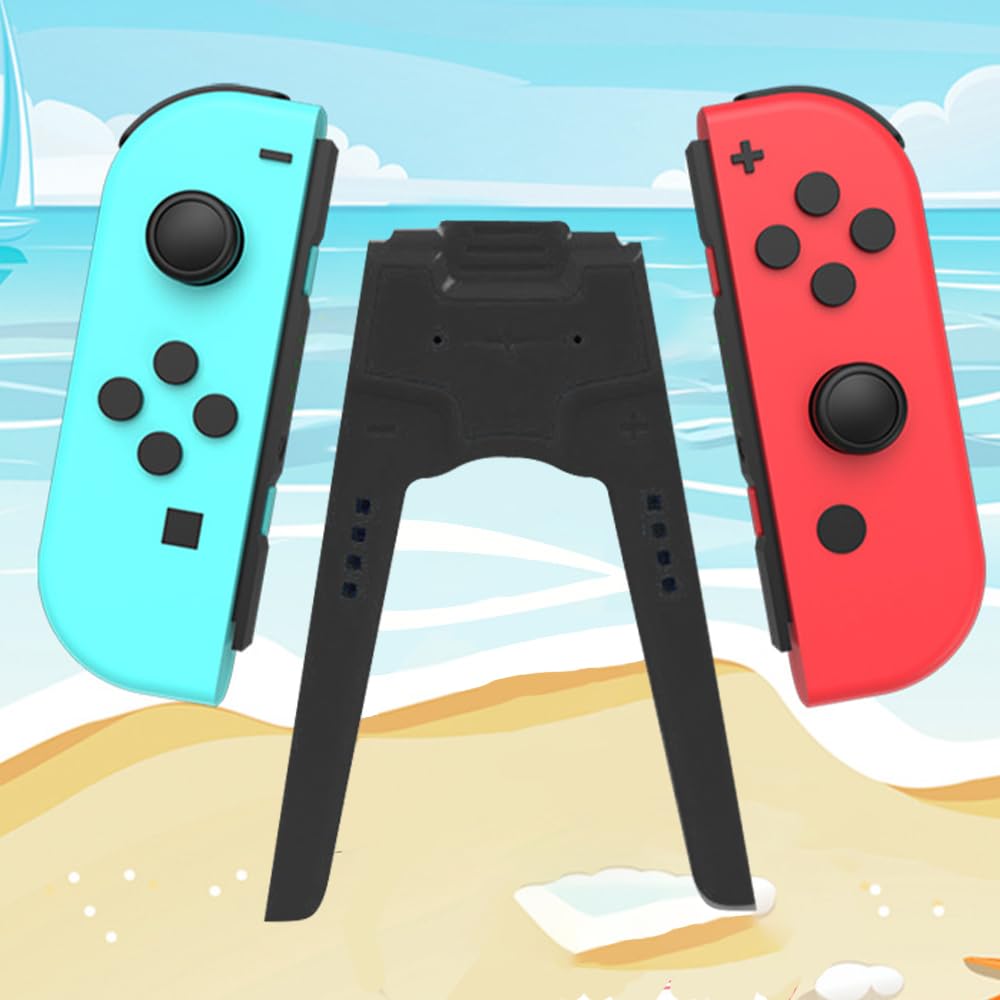 Switch Charging Handle Main Handle Integrated Charge While You Convenient Portable LED Charging Safe Easy To Carry Joy-Con Switch, Controller, Joy-Con