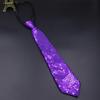 Men Women 3-In-1 Sparkly Fish Scales Sequins Y-Back Adjustable Suspenders Bowite Necktie Set Outfits Cosplay Costume  Yellow