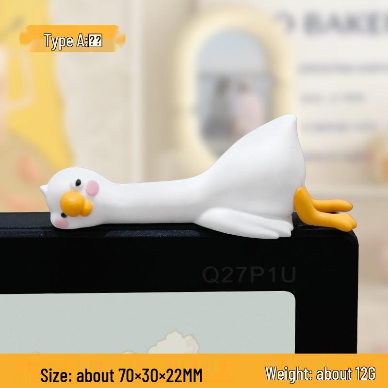 

Adorable Duck Ornament for Computer Screen or Office Display