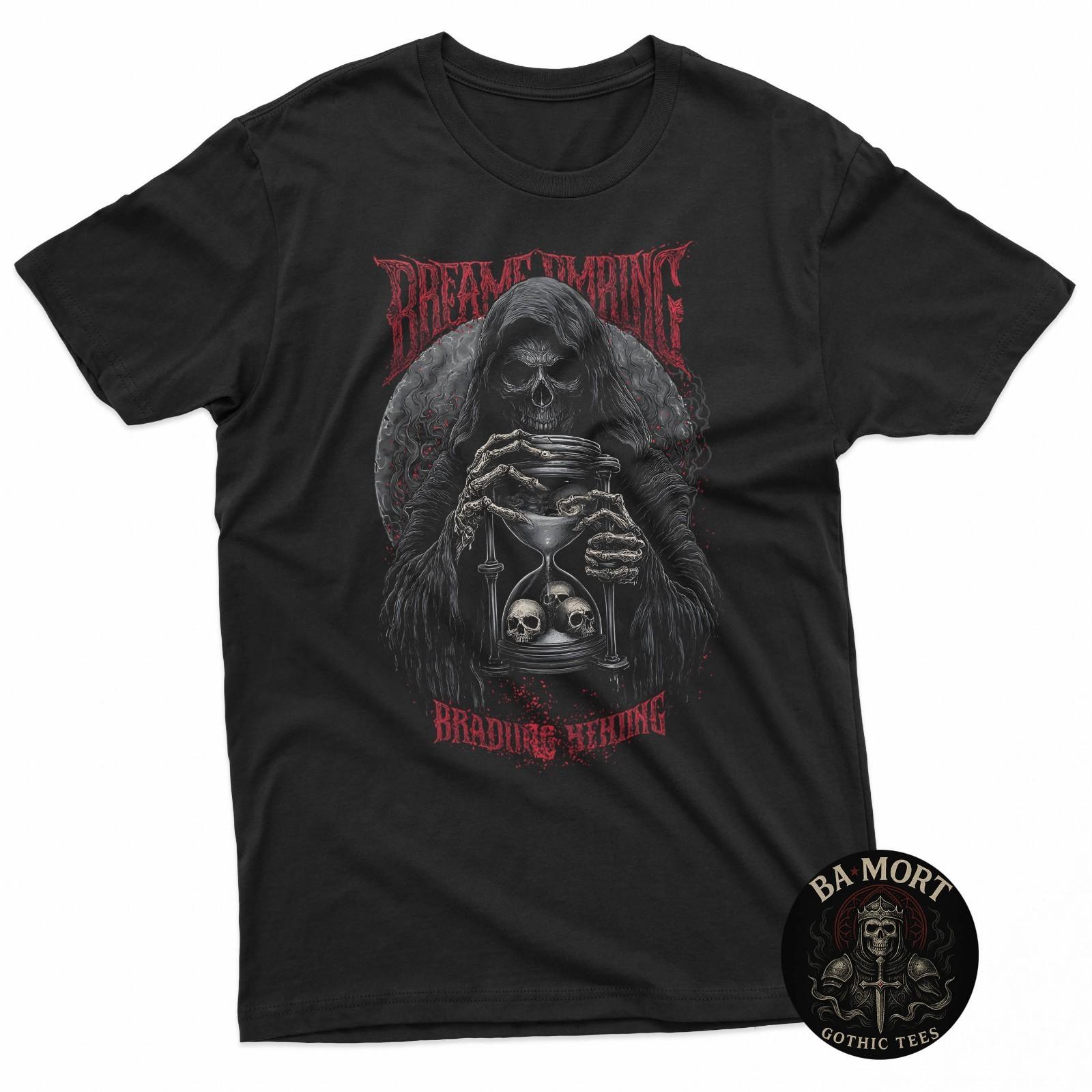 Reaper Of Time Shirt Gothic Grim Reaper Hourglass Art Tees S
