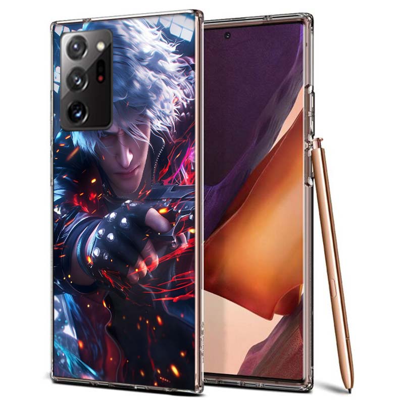 D-Devil May Cry DMC Phone Case for Samsung A55 A35 A25 A15 A07 A05S A16 A17 A26 A36 A37 A56 A57 Galaxy Note 20 10 A50S A71 A51 A