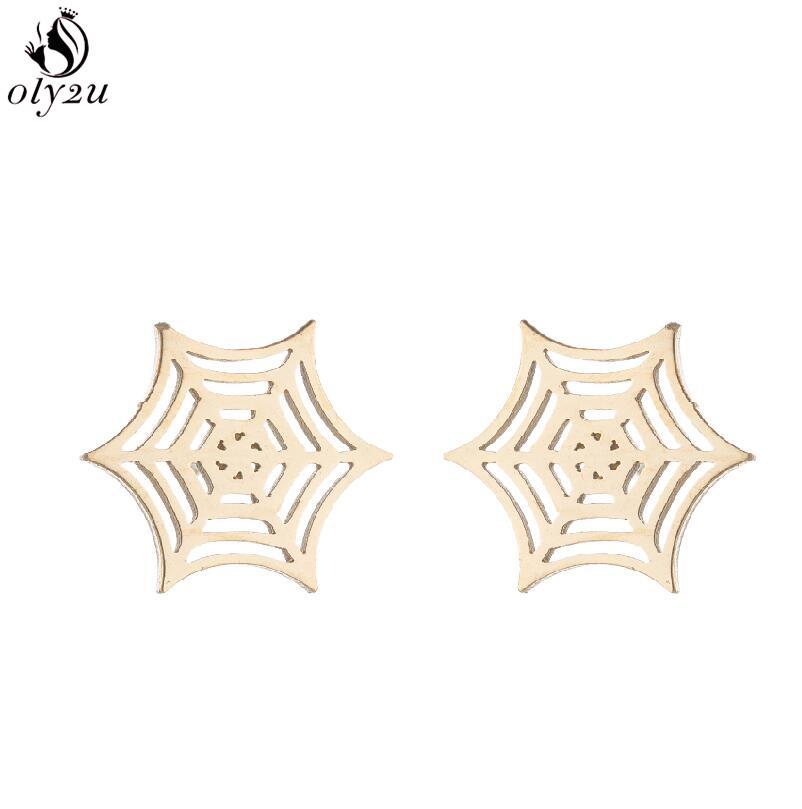 Oly2u Neuron Earrings for Women Anatomy Neuron Stud Earrings Life Tree Biology gift for men girl