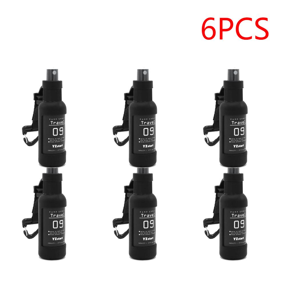 50ml Refillable Spray Bottle Travel Bottle Leak Proof Mini Fine Mist Spray Bottles with Tactical Hook Strap for Outdoor Camping