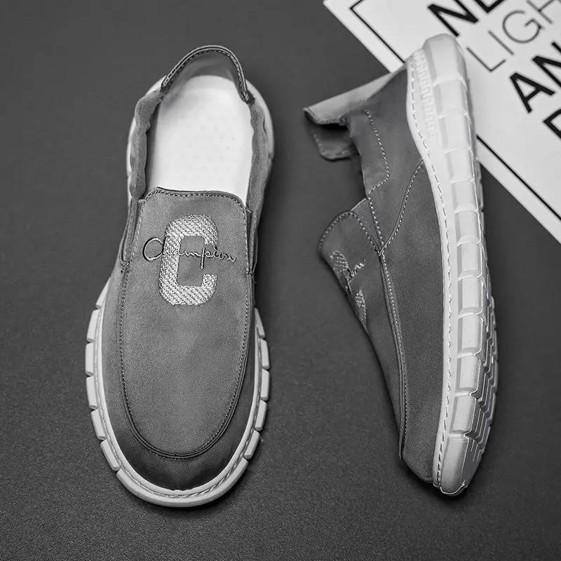 Fashion Vulcanize Shoes For Men Breathable Sneakers Man Canvas Comfortable Low Price Trends 2024 Cheap Clearance Korean Style Trend