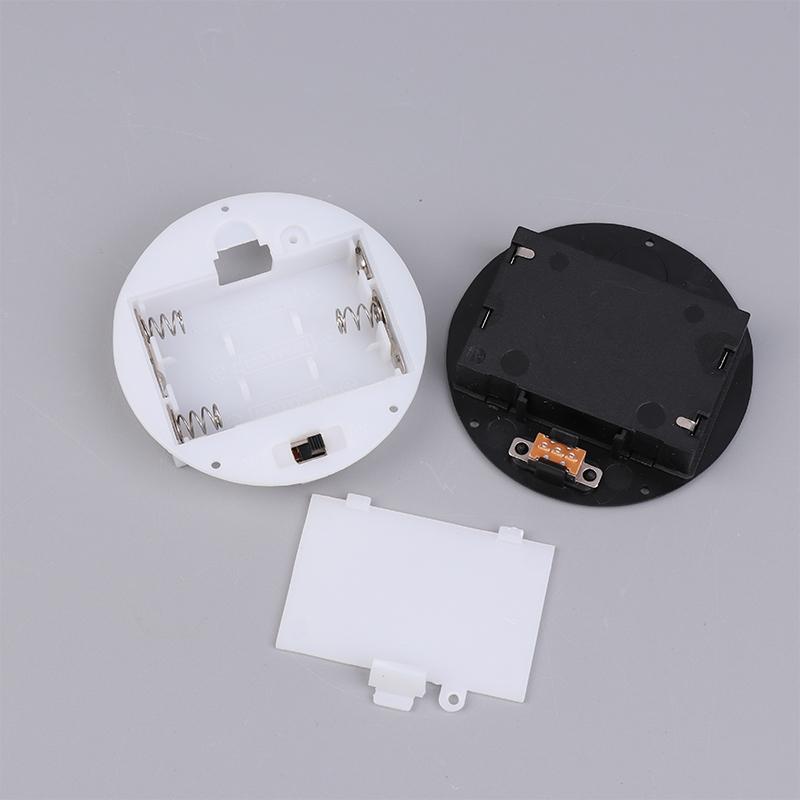 1/3Pcs 3 Aaa/Aa 4.5V Battery Case With Switch Cover Embedded Battery Holder Battery Storage Boxes Switch Socket Container