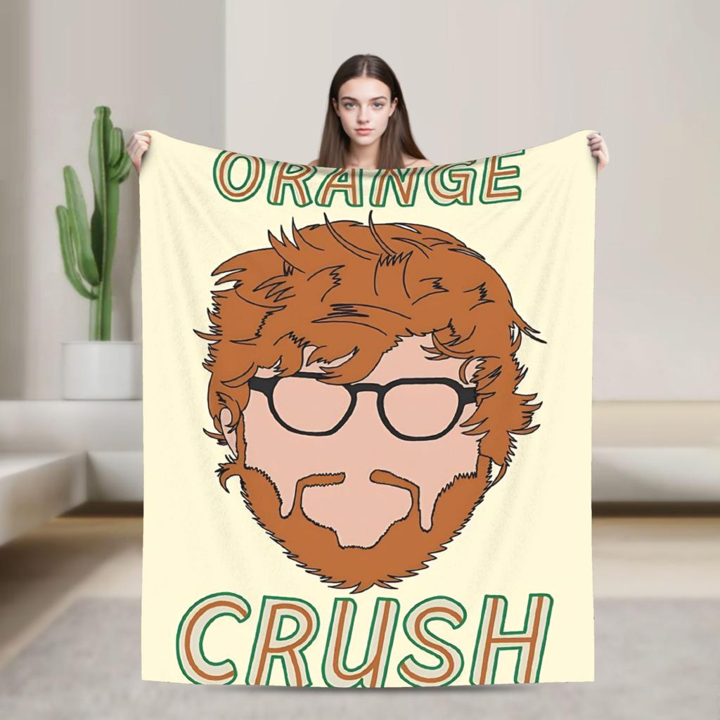 Ed Sheeran Tour Flannel Blanket Soft Warm Throw Blanket for Couch Bed Picnic Print Bedspread Sofa Bed Cover