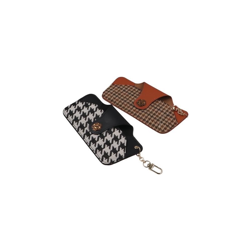 Printing Glasses Storage Bag Korean Style Sunglasses Organize Houndstooth Glasses Bag  Male