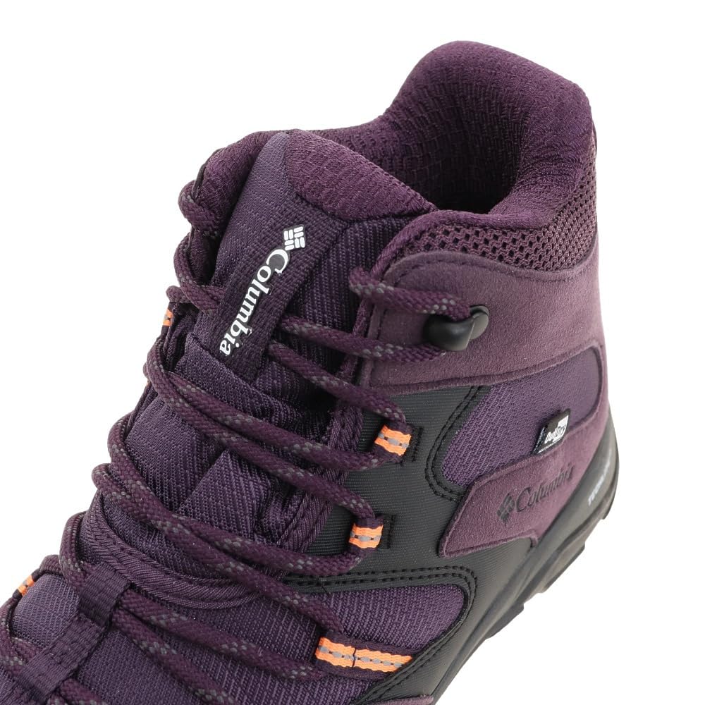 Columbia Waterproof Sabre 5 Mid Outdry Wide Hiking Dark Size 507 Shoes, Plum, 26.0, Women's, YK2365,