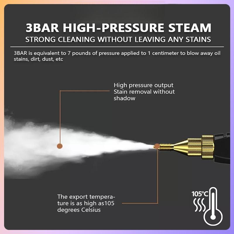 High Temperature High Pressure Mobile Steam Washer Household Electric Steaming Cleaner Kitchen Hood Steam Cleaning Machine