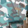 Aqua Camouflage Abstrakte Transparente Vorhänge zur Wohnzimmerdekoration Fenstergardinen für die Küche Tüll Voile Organza Vorhänge