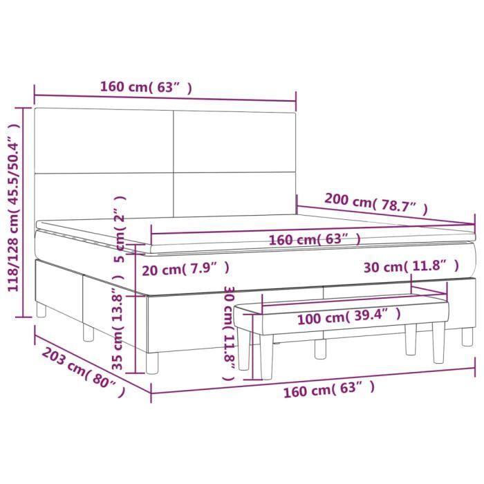 3137736 vidaXL Divan Bed with Mattress Pink 160x200 Cm Velvet
