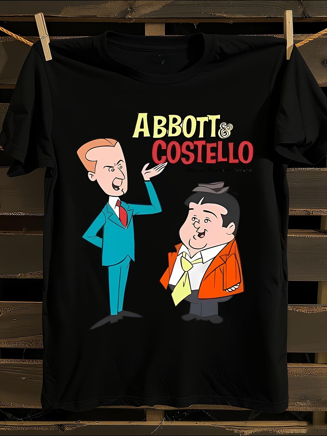 Abbott Costello Comic Tee Shirt - Vintage Hanna Barbera A... L