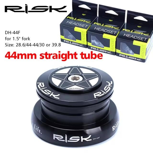Risk Bicycle Headset Integrated 1 1/8 Steering Column 34 41 41.8 44 49.7 50.6 55 56Mm Mountain Bicycle Press Bearings Box Fork
