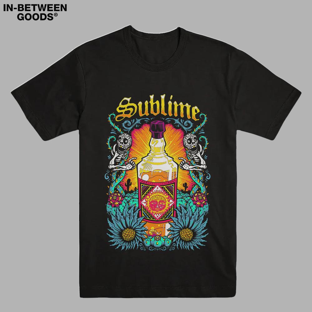 Pop Band SUBLIME T-Shirt Men's Summer Sweat-absorbing Breathable Top Cotton Crew Neck Short Sleeve Men's Clothing